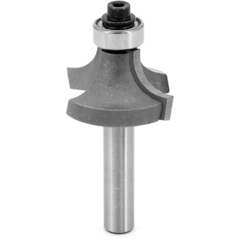 Set Di 6 Punte Per Fresatrice A Raggio, Gambo 1,27 Cm, Per Legno, Raggi Da 3,18 A 19,5 Mm, In Lega Dura