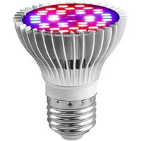 Lampada LED a spettro completo da 30 W per la coltivazione di piante, ortaggi e fiori da interno, lampadina LED E27 per serra idroponica, durevole e ad alta efficienza.