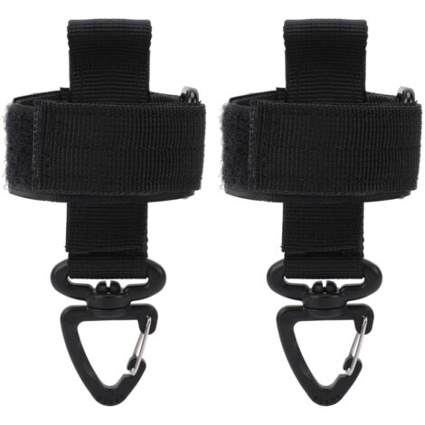 Paquete de 2 clips multiusos para cinturón con portaguantes para guantes de trabajo, jardinería y obras de construcción. (1/5)