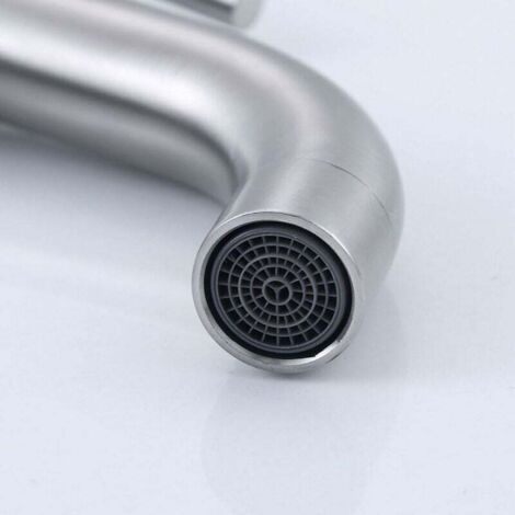 Grifo Solo Agua Fría Para Lavabo - Conexión Rápida Sin Taladros, Incluye Manguera De 60 Cm, Ideal Baño, Cocina O Aseo De Invitados