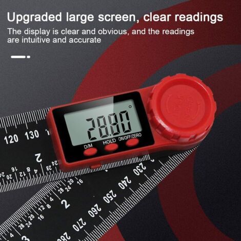 Alta Calidad, Nivel De Ángel Digital De 400mm/16 Pulgadas, Pantalla LCD, Transportador Digital, Nivel De Burbuja, Buscador De ángulo - AliExprs