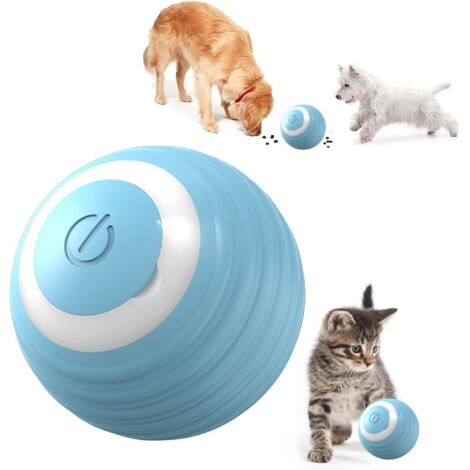 Juguete interactivo para perros, pelota móvil para perros y gatos pequeños y medianos, rebota, recargable (1/5)