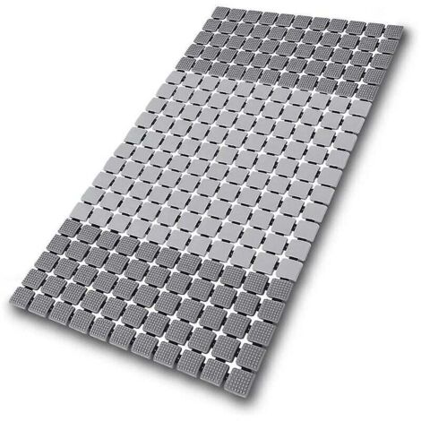 Alfombrilla de ducha de masaje antideslizante con orificios de succión y drenaje para baño, alfombrilla de masaje antideslizante para baño (1/5)