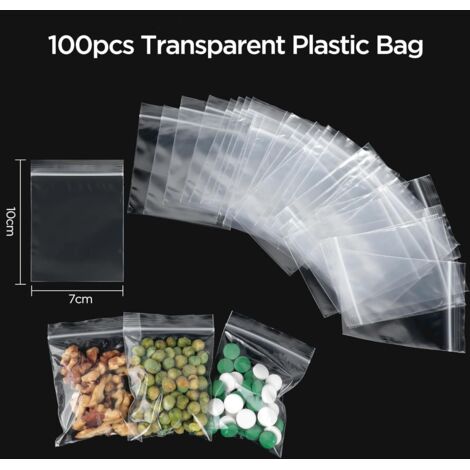 Bolsas De Pl stico Transparentes De 7 X 10 Cm Paquete De 100 Bolsas De bolsas-de-pl-stico-transparentes-de-7-x-10-cm-paquete-de-100-bolsas-de