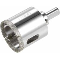 Broca de diamante para sierra de corona de vidrio con broca de centrado para vidrio, cerámica, porcelana y azulejos de 40 mm