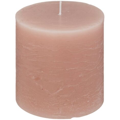 Bougie rustique rose clair 663g - Atmosphera créateur d'intérieur