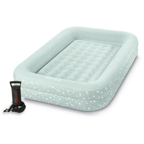 Matelas gonflable pour enfant 3 - 6 ans avec gonfleur à main