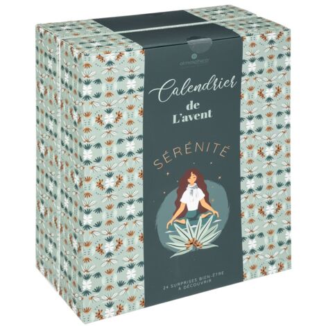 Calendrier de l'avent bien-être 25x35cm – 24 surprises de soins naturels – Design élégant pour ambiance SPA – Atmosphera (1/5)