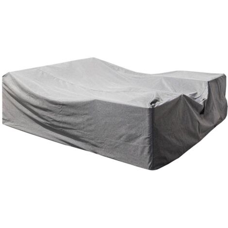 Hesperide – Housse de protection pour salon de jardin 175x175x90cm – Polyester 160 g/m² déperlant – Cordon de serrage et bandes de scratch