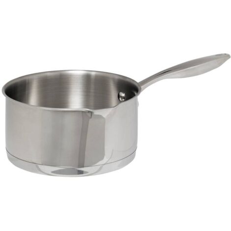 Casserole en Inox Résilience de 18 cm avec Bec Verseur, Compatible Tous Feux, y compris Induction - FIVE (1/5)