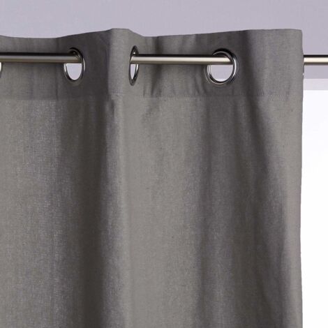 Rideau Panama gris 140x260cm - Atmosphera créateur d'intérieur