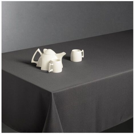 Nappe anti-taches Gris ardoise 150 x 300 cm - Atmosphera