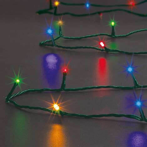 Guirlande lumineuse  solaire 5 Mètres 50 LED Multicolore 8 jeux de lumière - Feeric Christmas