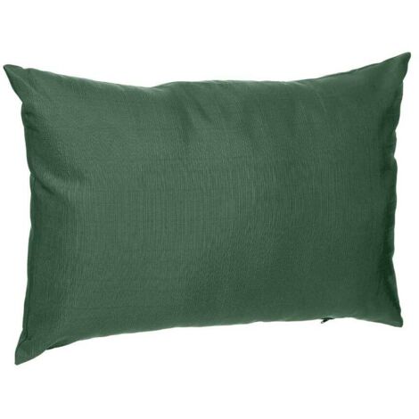 Hesperide – Coussin d'extérieur vert olive 50 x 30 cm – Déperlant et déhoussable – Résistant aux UV – Confort optimal pour mobilier de jardin