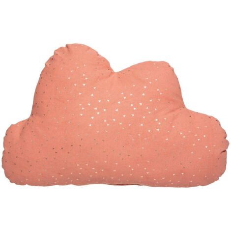Coussin décoratif Nuage Berlingot Terracotta 45 x 28 cm - Atmosphera