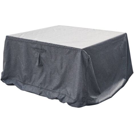 Hesperide – Housse salon de jardin rectangulaire 185 x 125 x 80 cm – Polyester déperlant – Protection contre intempéries – Sac de transport inclus