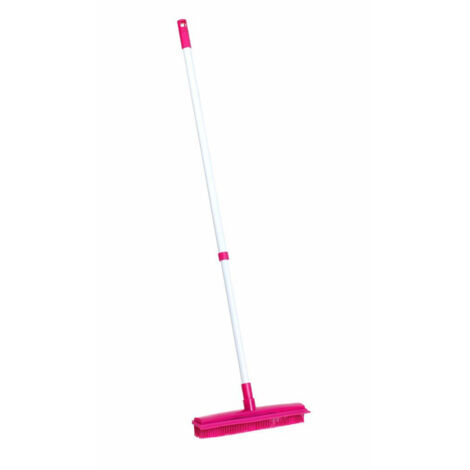Ac-Deco – Balai télescopique en caoutchouc 30,5 cm – Manche extensible de 68 à 119 cm – Élimine poils et liquides – Pour tous types de sols - 5five (1/10)