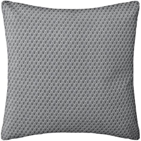Coussin décoratif déhoussable en Coton Gris Otto 38 x 38 cm - Atmosphera