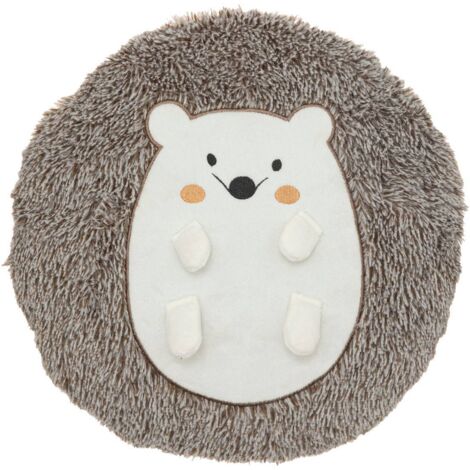 Coussin rond hérisson D30cm - Atmosphera créateur d'intérieur (1/3)