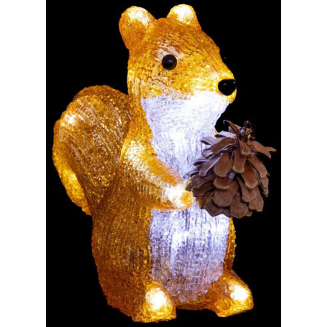 Déco lumineuse Écureuil 20 LED Blanc froid H 20 cm - Feeric Christmas