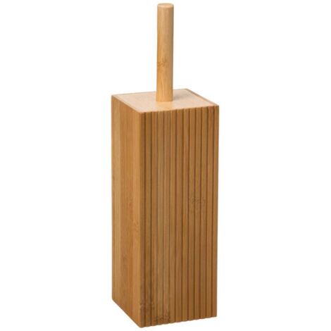 5Five Simply Smart – Brosse WC en bambou naturel 10x37 cm – Design minimaliste et durable – Pour salle de bain élégante – Facile à nettoyer