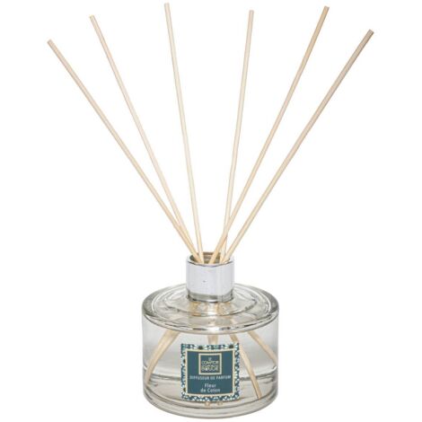 Diffuseur de parfum Fleur de coton 200 ml avec 6 Bâtonnets - Atmosphera