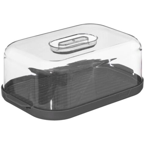 5Five Simply Smart – Boîte à fromage fresh eat gris – 28,7 cm x 19 cm x 10,7 cm – Conserve fraîcheur et saveur – Polystyrène durable