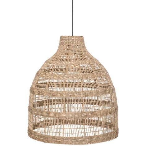 Luminaire Suspension en Rotin et Osier D 45 cm - Atmosphera