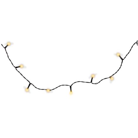 Guirlande lumineuse Extérieur programmable 7 mètres 96 LED Blanc chaud - Feeric Christmas
