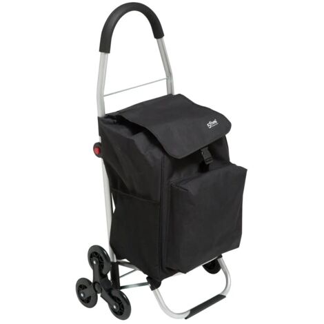 Chariot De Course Pliable 6 Roues Noir Five (1/10)