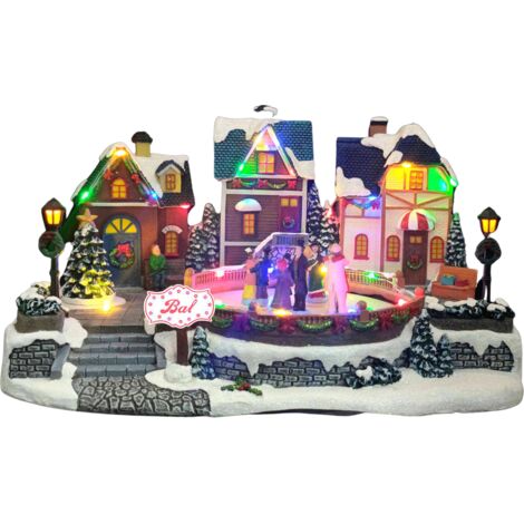 Boule de Noël de la crèche de Noël, avec éclairage LED (1/3)