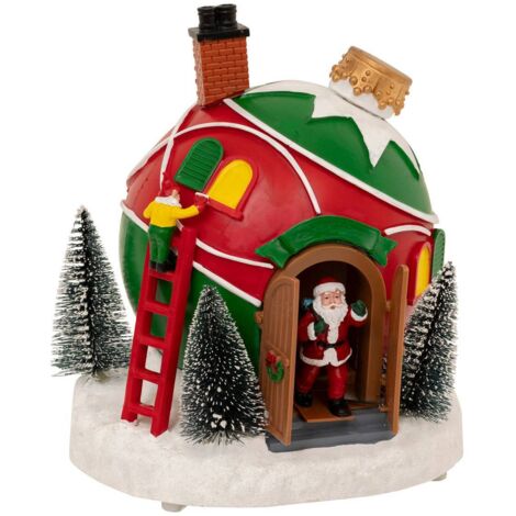 Village de Noël lumineux, musical et animé Maison en forme de Boule de Noël - Feeric Christmas (1/5)