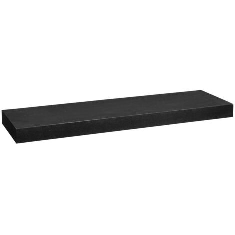 5Five Simply Smart – Étagère murale flottante 60 cm en MDF noir – Fixations invisibles pour un rendu épuré – Idéale pour rangement décoratif (1/6)