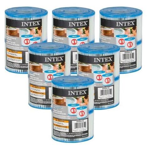 Lot de 12 filtres de cartouche pour spa gonflable – Compatible Intex – Filtration efficace en fibre dacron – Type S1