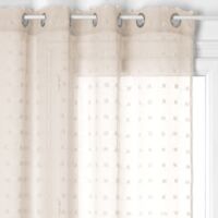 Atmosphera – Voilage enfant beige 140x240 cm – 100% polyester – 8 œillets en métal – Tamisant pour lumière et intimité