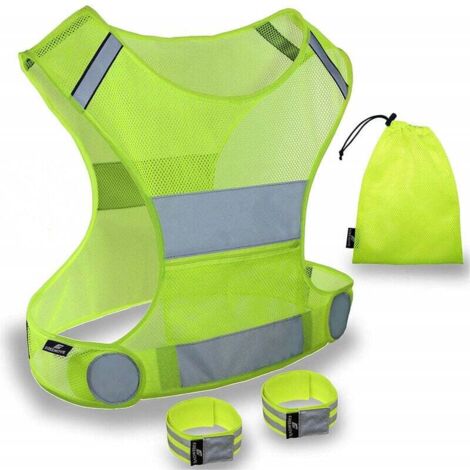 catarifrangente running Alta vis da corsa Luci per i corridori Strisce riflettenti per abbigliamento Nastro riflettente white,40