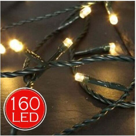 Isisyu Catena Luminosa Fiocchi Di Neve – 6m, 40 LED Bianco Caldo, Con Timer, IP65 Impermeabile, Per Interni/Esterni, Decorazione Natalizia - 3