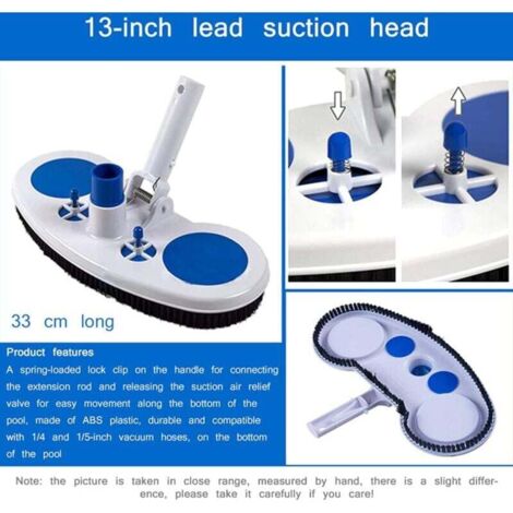 well2wellness® - Aspirapolvere per piscina, con rotelle sul