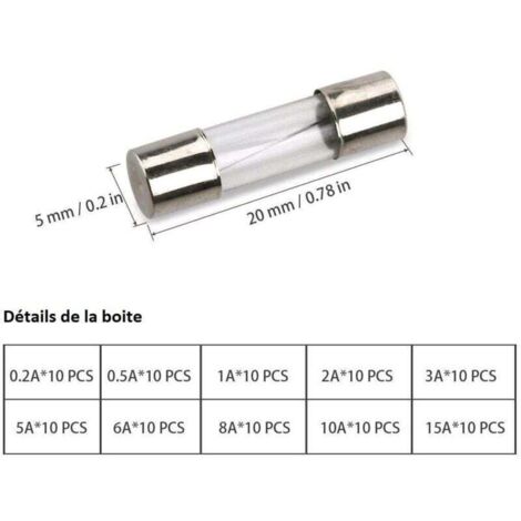Set Di 72 Fusibili Per Auto, 2A-40A, Misti, Con Estrattore, Per Auto, Camper, Moto, Camion, SUV