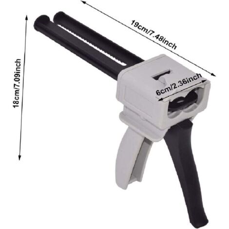 YMYNYEpoxy-Spenderpistole, 50 ml, AB-Epoxidklebepistole