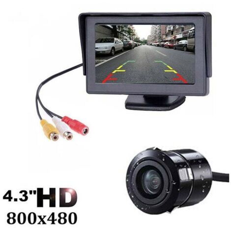 RÜCKFAHRSYSTEM Mit Rückfahrkamera + 7" Zoll Farbmonitor Monitor LKW BUS 4Pin 10M