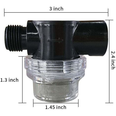 Netzsieb Fr Gartenpumpe Auto Wasch Filter 1/2 Inline Mesh Sieb Wasser  Pumpe Bewsserung Hoher Bewsserungsfilter Mit Edelstahlsieb