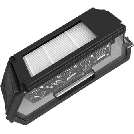 Recambio Para Aspiradoras Robot EcoVacs DEEBOT: 6 Filtros + 12 Cepillos Laterales, Ideal Para T8, N8, T5, T9 Y Más