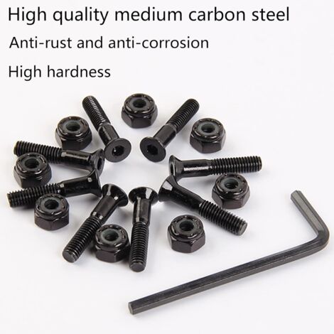 Superslick Kingpin Muttern Für Skateboard - Longboard Achsen 2er Set