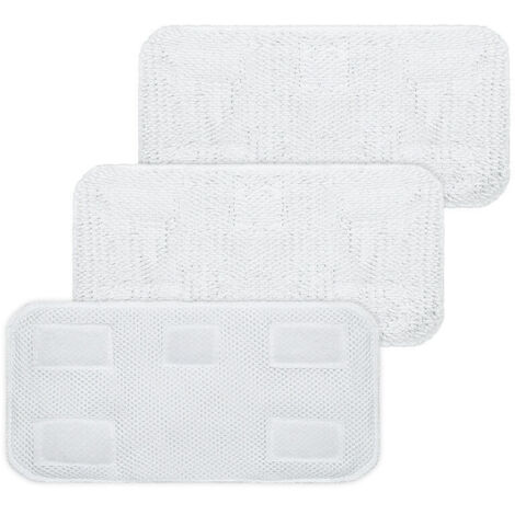 KZQ Ersatzpad für Sienna Luna Dampfmoppkopf SSM-3006, Mikrofaserpads, 3er-Pack (1/4)