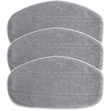 KZQ 5 Ersatzbezüge kompatibel mit Leifheit CleanTenso Dampfreiniger und Dampfmopp (Mikrofaser, Grau) (1/4)