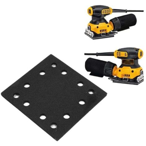 KZQ Quadratischer Schleifteller mit 8 Löchern und 4 Ösen, Aluminiumplatte, EVA-Pad, starke Wärmeableitung, elektrische Polierscheibe, Ersatzteil zum Schleifen und Polieren (1) (1/4)