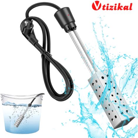 3000 W elektrischer Tauchsieder, tragbarer Warmwasserbereiter, tragbarer Edelstahl 304