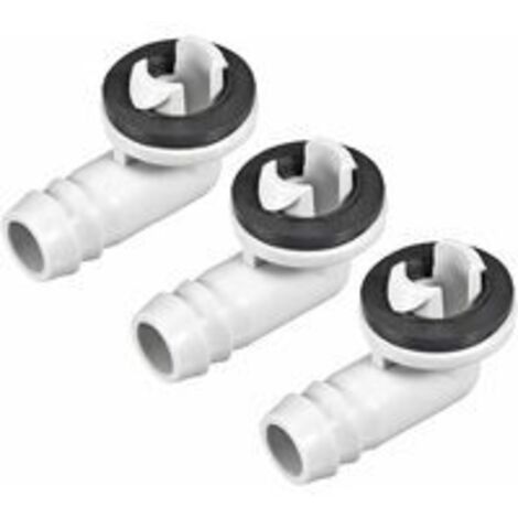 Climatisation Drainage Tuyau Connecteur Coude Raccord pour Mini-Split Unités et Fenêtre AC Unité Parties 15mm 3Pcs (1/5)