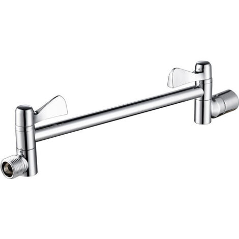 Extension de pommeau de douche en cuivre tige de connexion de salle de bain bras de douche tige d'extension réglable accessoires de support de pommeau de douche